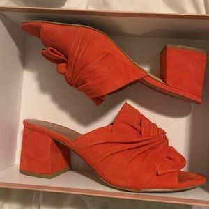 Halogen suede heels